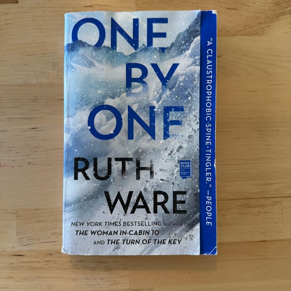📚BUY 2 GET 1 FREE One by One Book by‎ Ruth Ware
